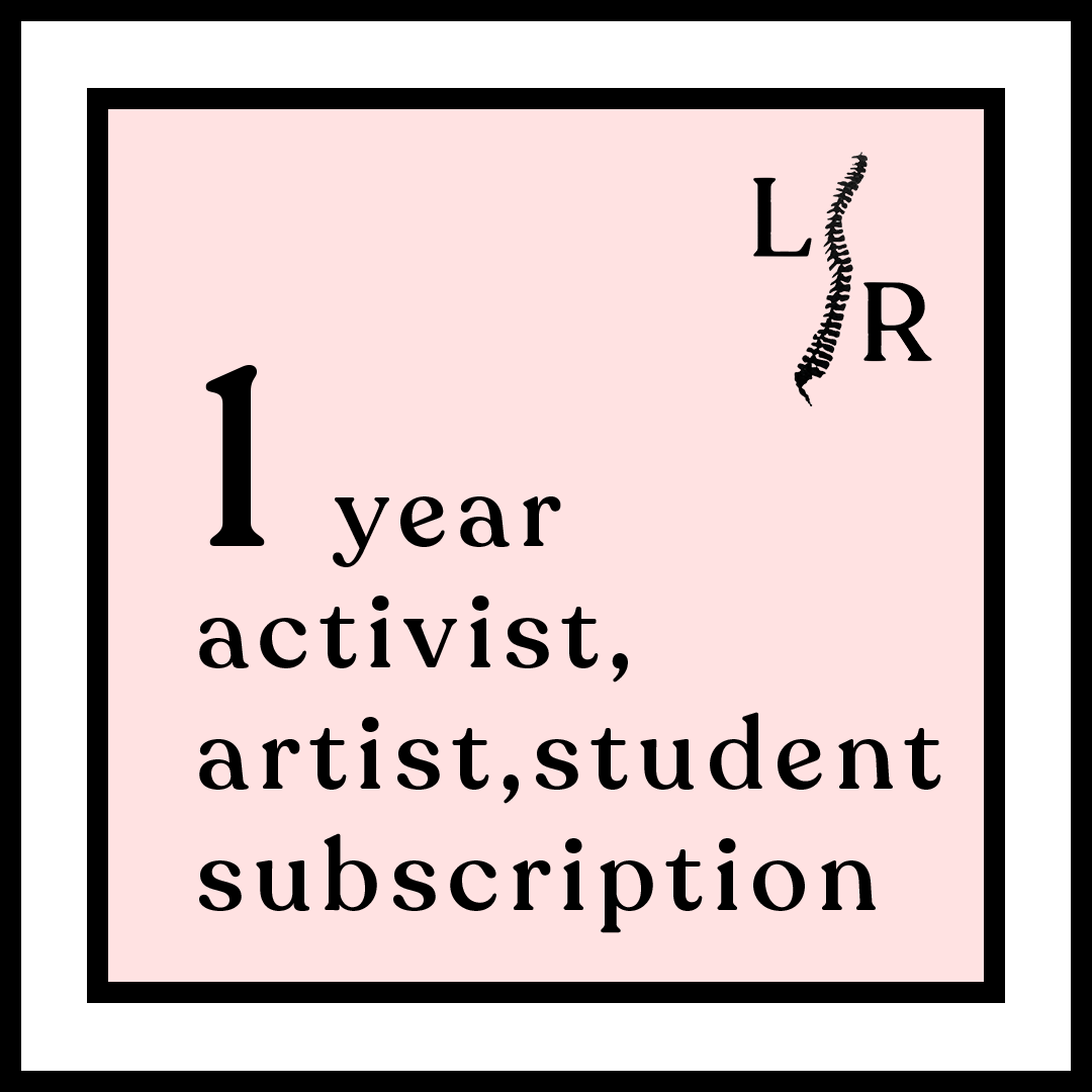 VOLUME 2—1 Year Activist/Artist/Student Subscription
